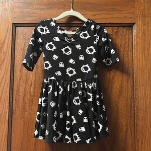 Dot Dot Smile Kids Ghost Fit and Flare Halloween Dress Size 2T